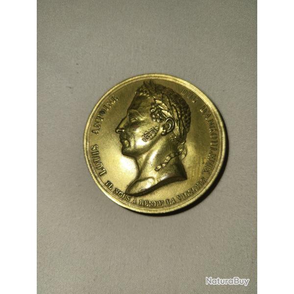 Medaille bo�te Louis Antoine Duc d'Angouleme