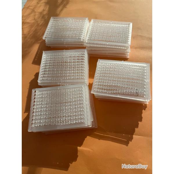 2500 stop bouillette  4 MM p�che carpe .stop app�ts. Grand mod�le. Transparent. CARPLINQ PROMO