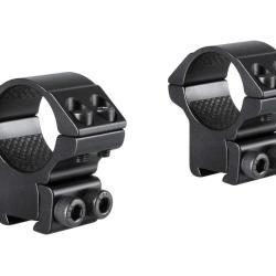 Colliers pour lunette Hawke Match 25,4 mm - Medium - Rail de 9-11 mm