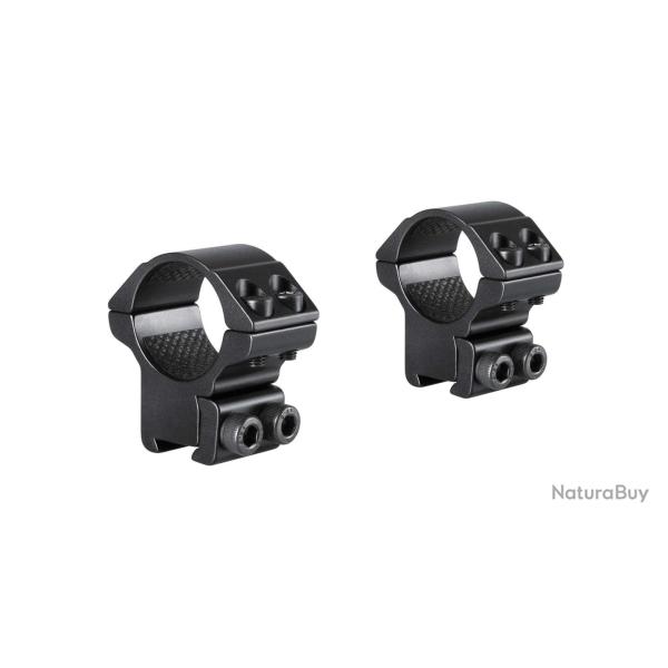 Colliers pour lunette Hawke Match 25,4 mm - Medium - Rail de 9-11 mm