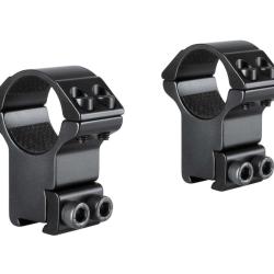 Colliers pour lunette Hawke Match 25,4 mm - Haut - Rail de 9-11 mm