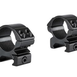 Colliers pour lunette Hawke Match 25,4 mm - Bas - Weaver