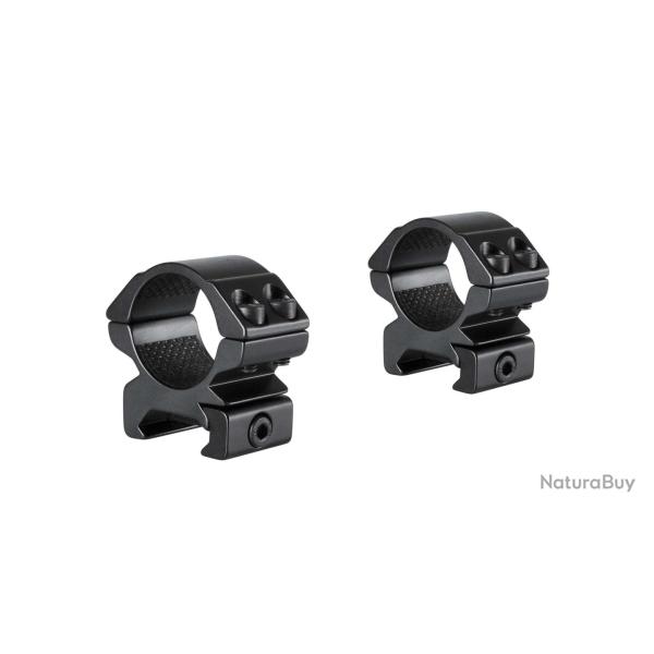 Colliers pour lunette Hawke Match 25,4 mm - Bas - Weaver