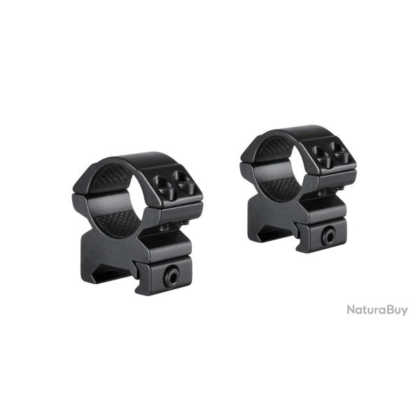 Colliers pour lunette Hawke Match 25,4 mm - Medium - Weaver