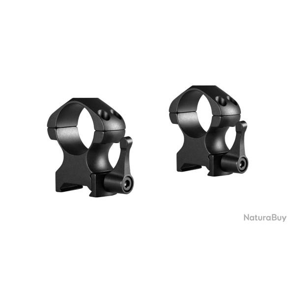 Colliers pour lunette Hawke Precision 25,4 mm - Haut - Weaver  levier