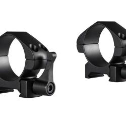 Colliers pour lunette Hawke Precision 30 mm - Bas - Weaver &agrave; levier