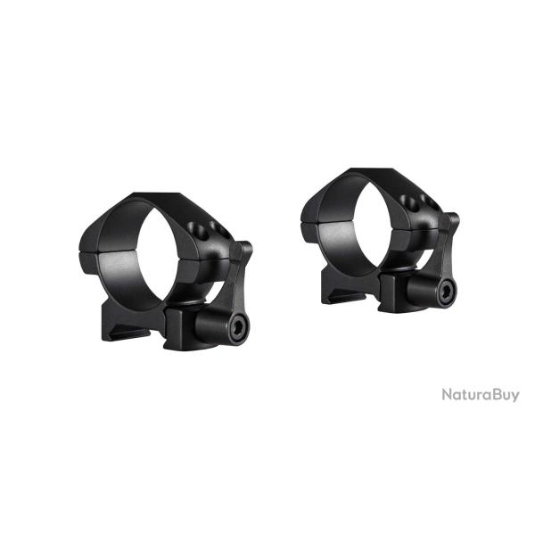 Colliers pour lunette Hawke Precision 30 mm - Bas - Weaver � levier