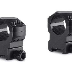 Colliers pour lunette Hawke Tactical 25,4 mm - Haut - Weaver