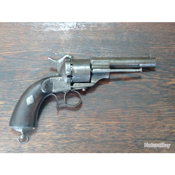 Revolver � broche / Lefaucheux type 1854-1858 court - France second Empire - cal 12 mm - BE