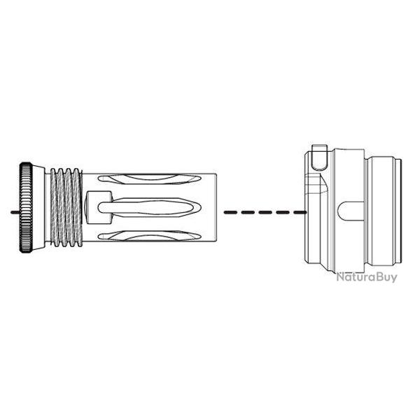 Adaptateur silencieux HUB QDM "M.A.R.S." B&amp;T Print-X