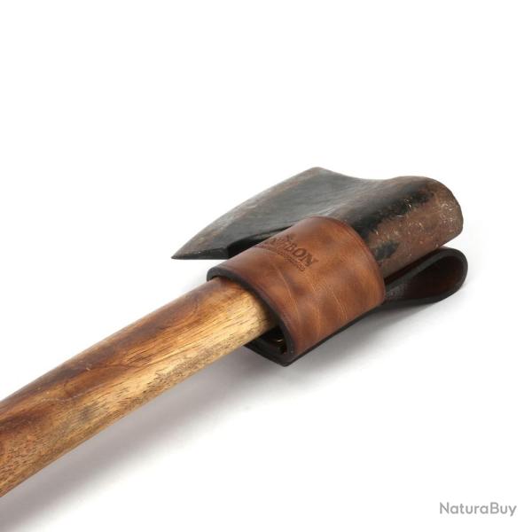 Tourbon-Porte-hache en cuir v�ritable LIVRAISON GRATUITE