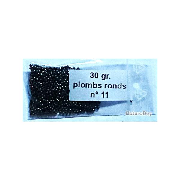 Plombs ronds fendus n� 11