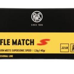 Munitions 22Lr RWS Rifle Match S