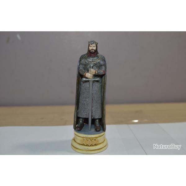 Jeu d'�chec Seigneur des anneaux - Roi blanc Aragorn - Eaglemoss (24)