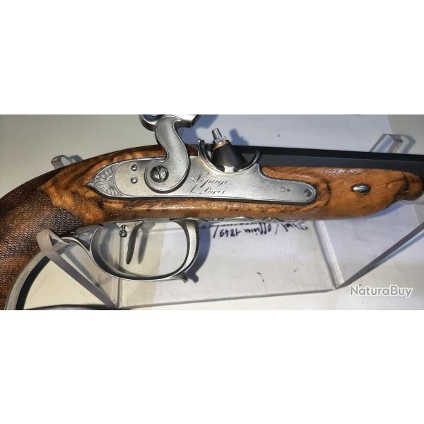 Pistolet   silex Transformer  piston   Lepage  Paris