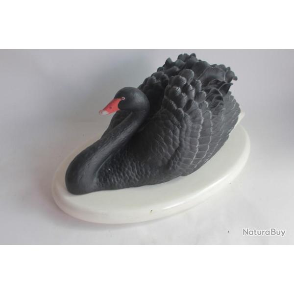 Cygne noir porcelaine biscuit Franklin Mint