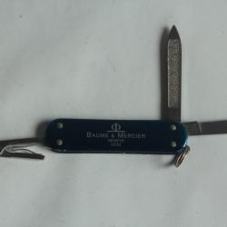 BAUME & MERCIER Couteau de poche publicitaire Montre Victorinox