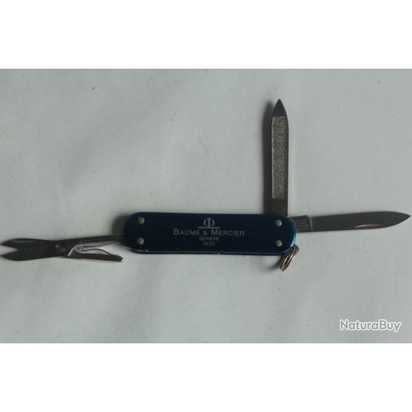 BAUME & MERCIER Couteau de poche publicitaire Montre Victorinox