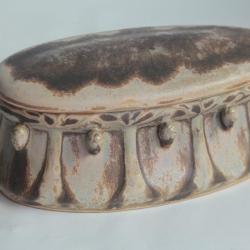 Boite Bonbonnière grès Denbac Pommes de pin