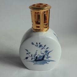 Lampe Berger porcelaine Modèle exclusif 1999 CCLB bleu d'Arras