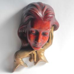 Masque mural Visage Femme Achatit