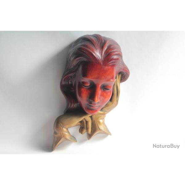 Masque mural Visage Femme Achatit