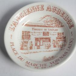 Coupelle céramique GIEN Auberge place du marché Vonnas AIN