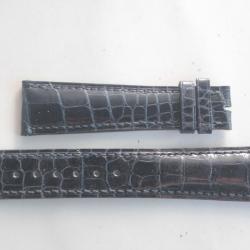 PATEK PHILIPPE Bracelet montre cuir bleu 21/16 mm