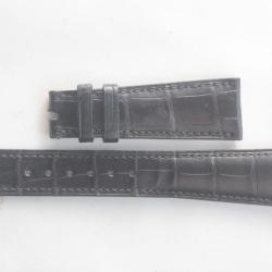 PATEK PHILIPPE Bracelet montre cuir noir 21/16 mm