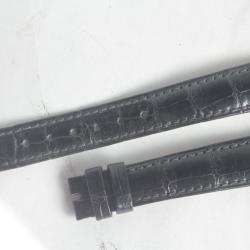 PATEK PHILIPPE Bracelet montre cuir noir 17 mm