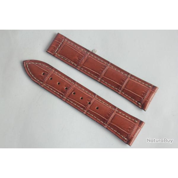 FREDERIQUE CONSTANT Bracelet montre croco Brun 21 mm