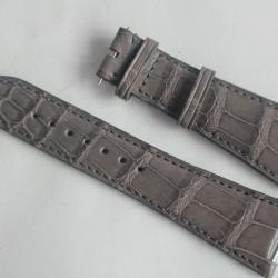 FREDERIQUE CONSTANT Bracelet montre croco Gris 25 mm