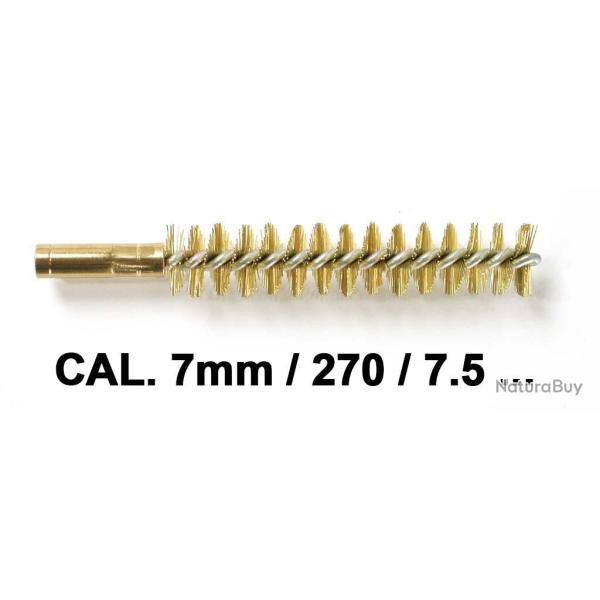 Ecouvillon laiton calibre 7mm / .270 / 7,5 - Vendu � l'unit�