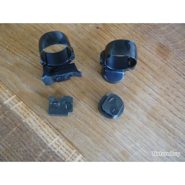 Montage Steyr Mannlicher complet, colliers 25,4/26 mm, �tat top !!!