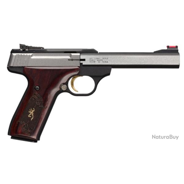 BUCK MARK m�daillon STAINLESS rosewood calibre 22Lr browning buckmark
