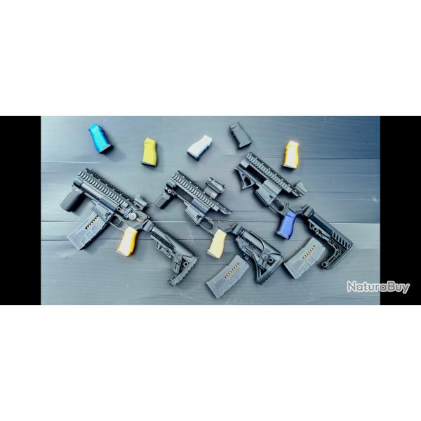 Huben GK1 (Kit Carabine 3D)Le kit comprend 11 pices et se monte en 30min avec l'aide d'une notice.