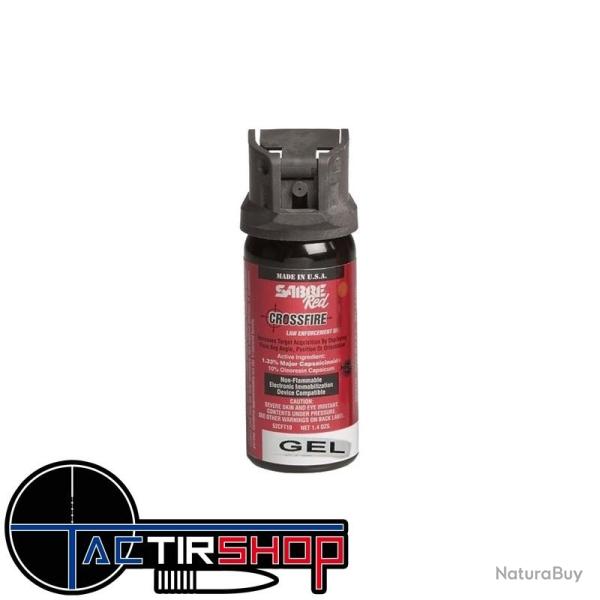 Bombe lacrymog�ne anti agression SABRE Red Crossfire 45 ml MK-3 Gel