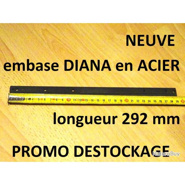 reglette embase acier lunette carabine DIANA longueur 292mm  12.00 E!!- VENDU PAR JEPERCUTE (HUB85)