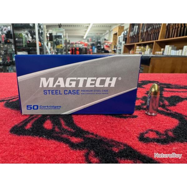 Magtech FMJ Steel Case 9 mm 124 grs X50