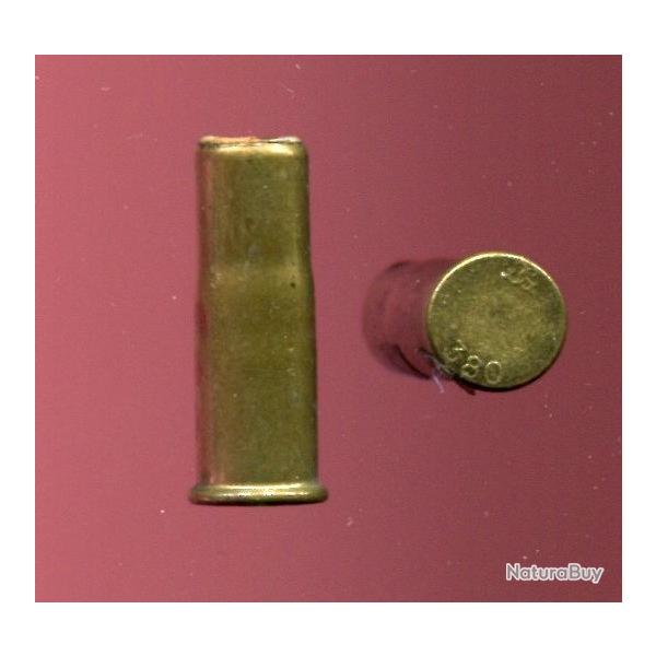 .380 Bull Dog � grenaille - long �tui laiton bouteill� - marquage : GG 380 - amorce centrale interne