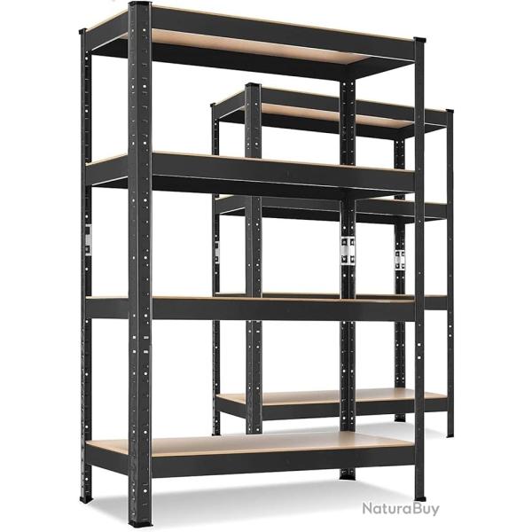 Lot de 2 �tag�res de Stockage, �tag�re pour Charges Lourdes, �tag�re de Cave, Charge maximale 700 kg