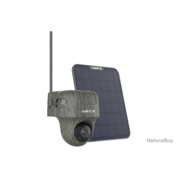 Pi�ge photographique Go Series G450 4G 4K avec panneau solaire Reolink