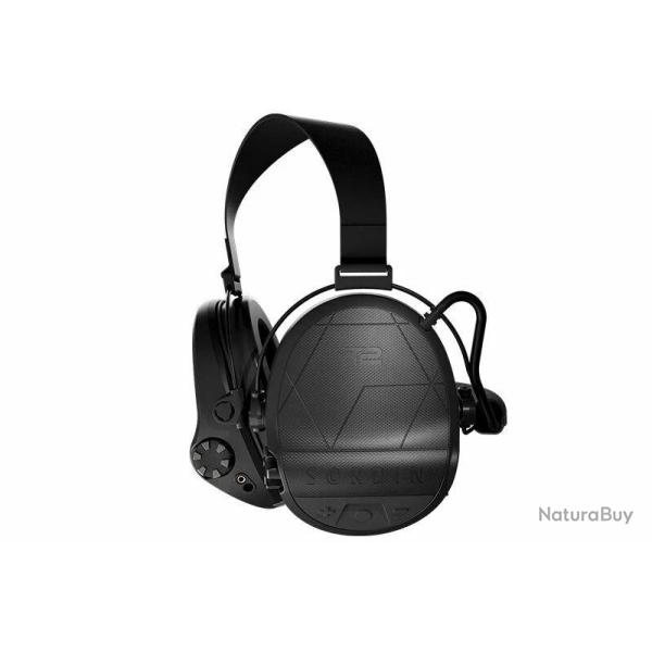 Casque �lectronique Supr�me T2 Neckband noir Sordin