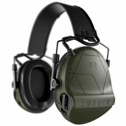 Casque &eacute;lectronique Supr&ecirc;me T2 vert Sordin