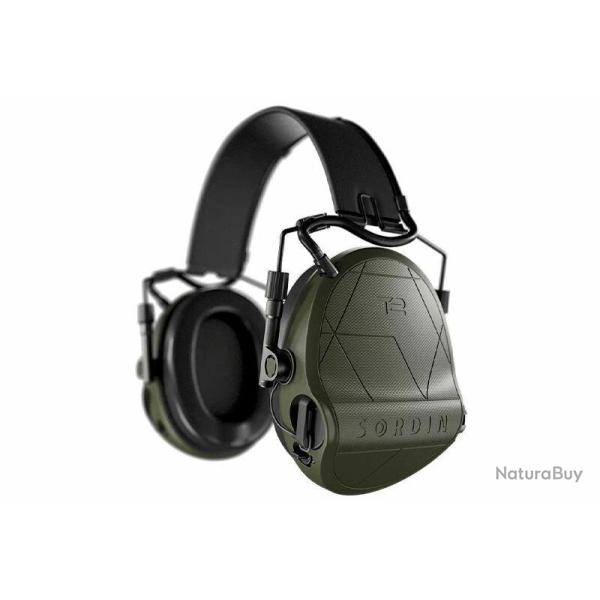 Casque �lectronique Supr�me T2 vert Sordin