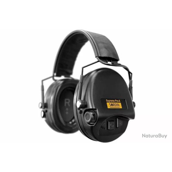 Casque Supr�me Pro-X SFA noir Sordin