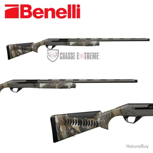 Fusil BENELLI Super Black Eagle III Cerakote Tungsten Optifade Timber 71cm Cal 12/89