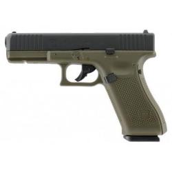 Glock 17 Gen5 6mm CO2 Noir/Vert culasse amovible