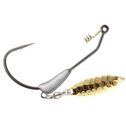 Hame&ccedil;on texan Plomb&eacute; Zappu Blading Pile Driver 5/0 Palette Argent