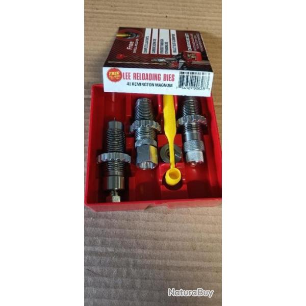 Jeu d'outils Lee cal. 41 remington magnum ref 90628